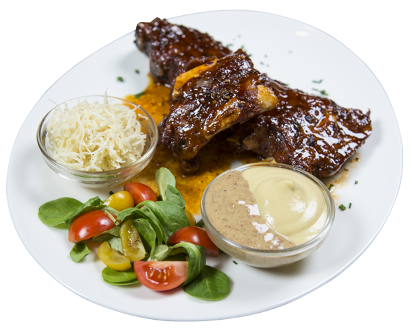 Grilovaná vepřová žebra na medu a chilli